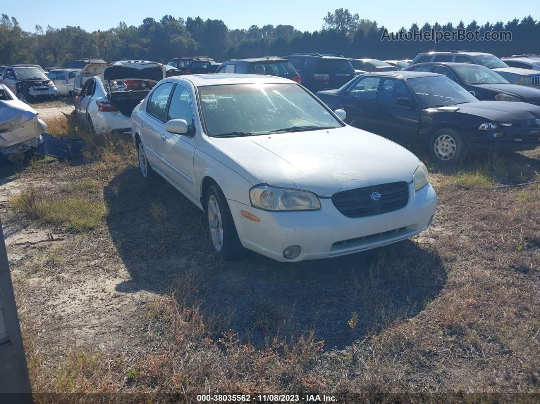 2000 Nissan Maxima Gle/gxe/se White vin: JN1CA31D8YT524183