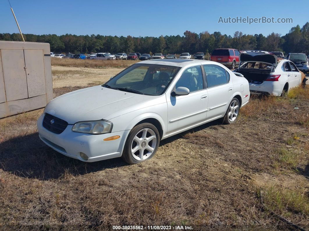 2000 Nissan Maxima Gle/gxe/se White vin: JN1CA31D8YT524183