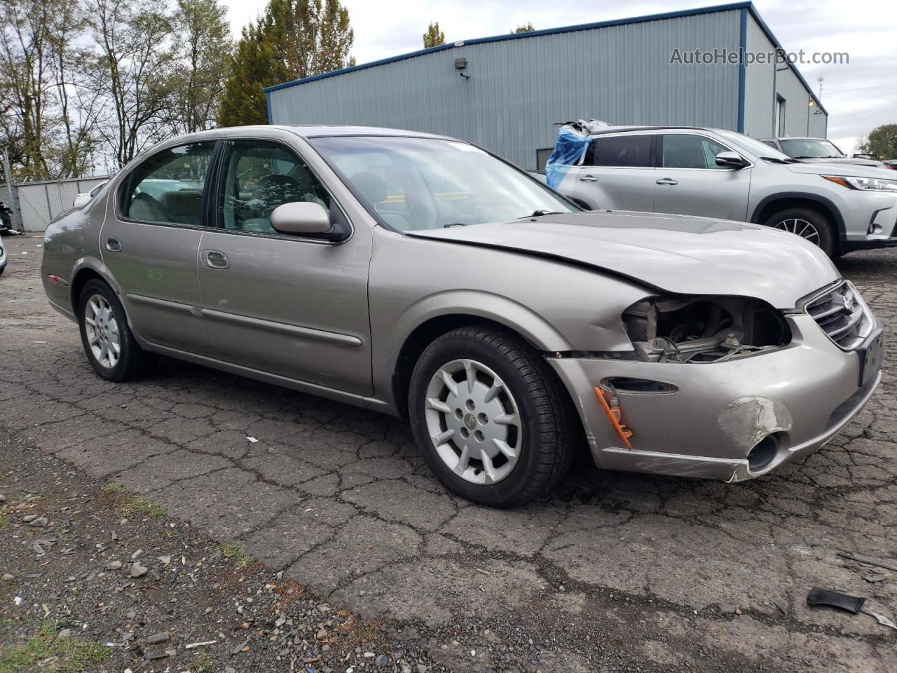 2000 Nissan Maxima Gle Silver vin: JN1CA31D8YT742298