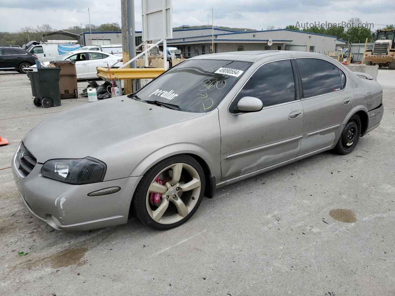 2000 Nissan Maxima Gle Gray vin: JN1CA31D9YT510311