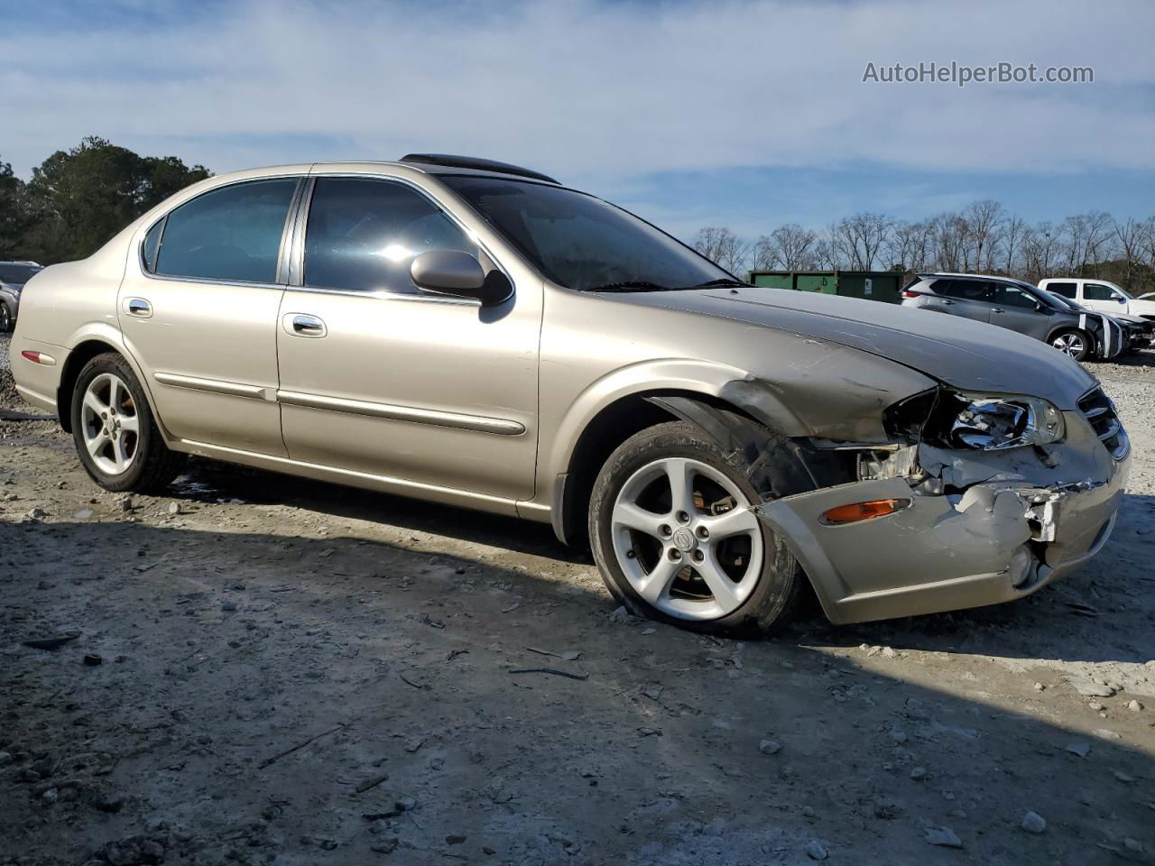 2000 Nissan Maxima Gle Gold vin: JN1CA31DXYT740732