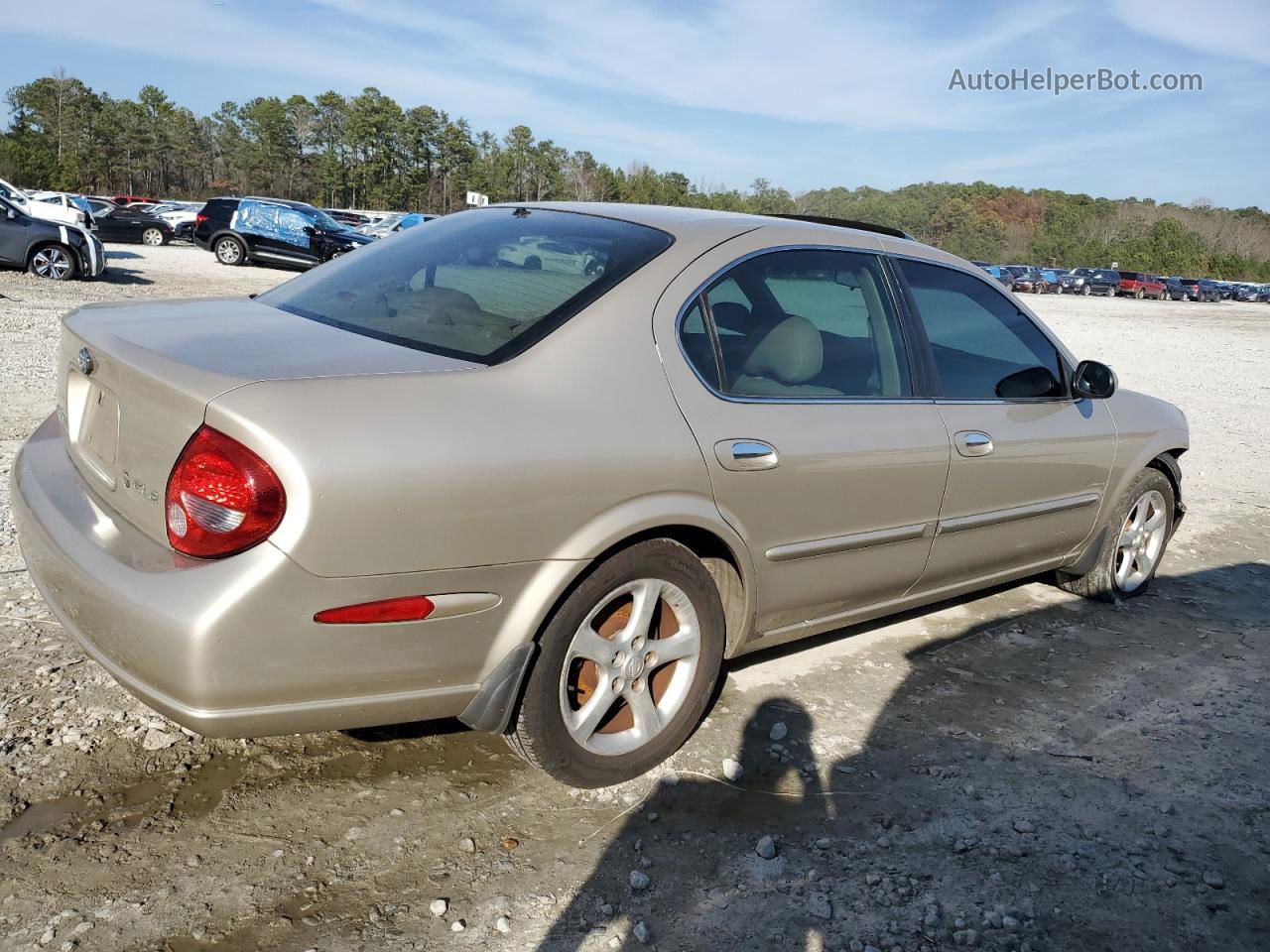 2000 Nissan Maxima Gle Gold vin: JN1CA31DXYT740732