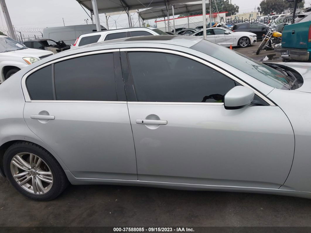 2011 Infiniti G37 Sedan Journey Silver vin: JN1CV6AP0BM503880