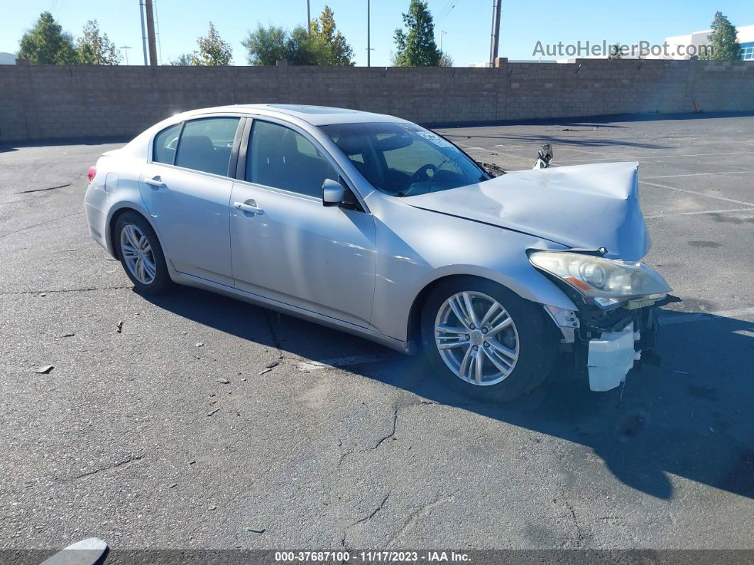 2011 Infiniti G37 Sedan Journey Silver vin: JN1CV6AP1BM304210