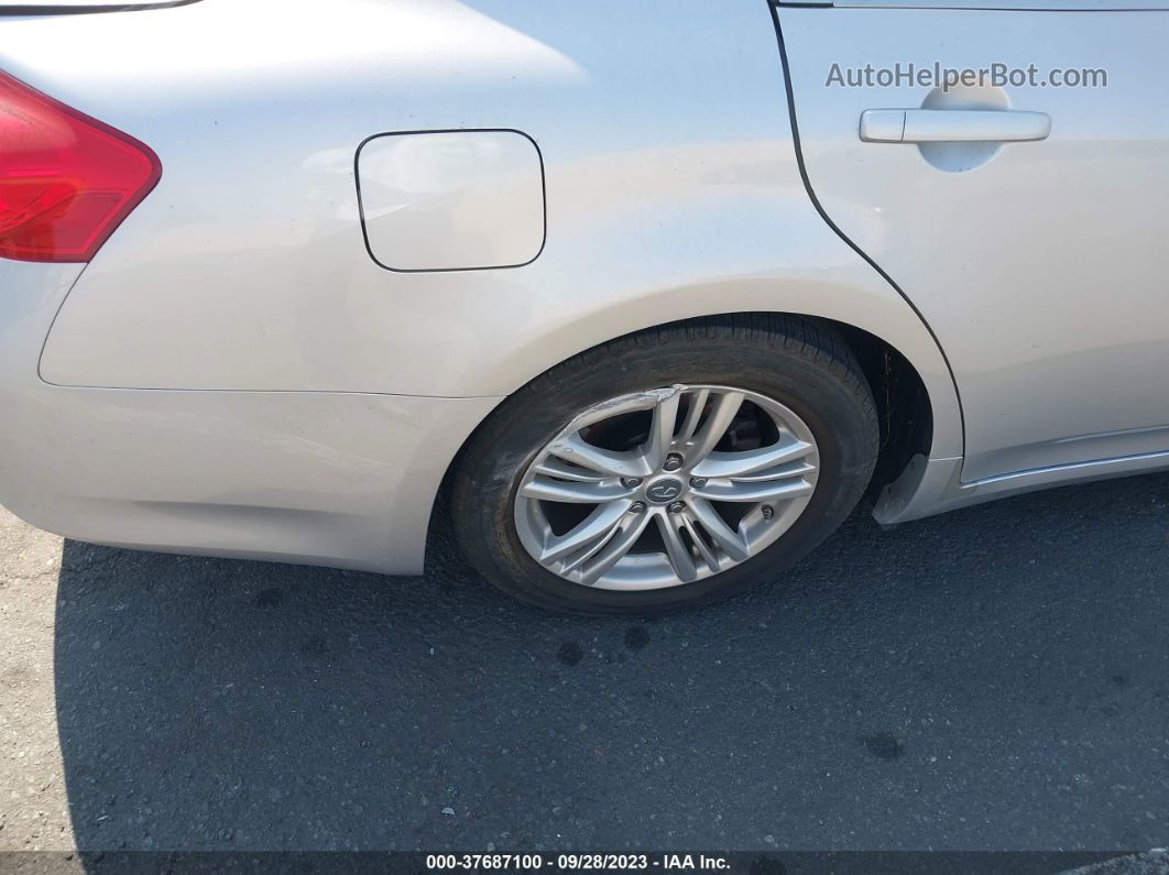 2011 Infiniti G37 Sedan Journey Silver vin: JN1CV6AP1BM304210