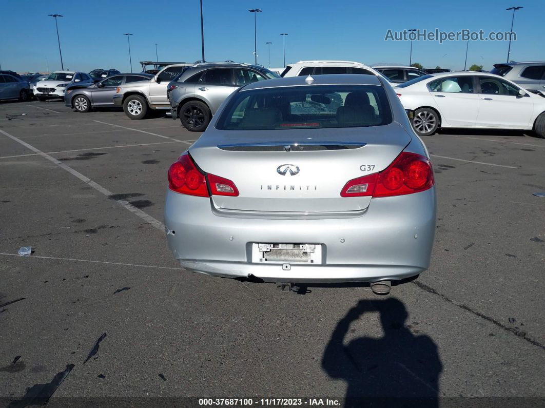 2011 Infiniti G37 Sedan Journey Silver vin: JN1CV6AP1BM304210