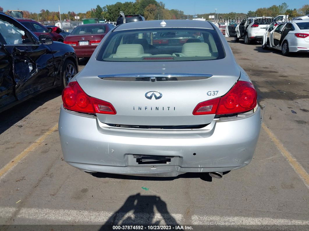 2011 Infiniti G37 Journey Silver vin: JN1CV6AP4BM300197