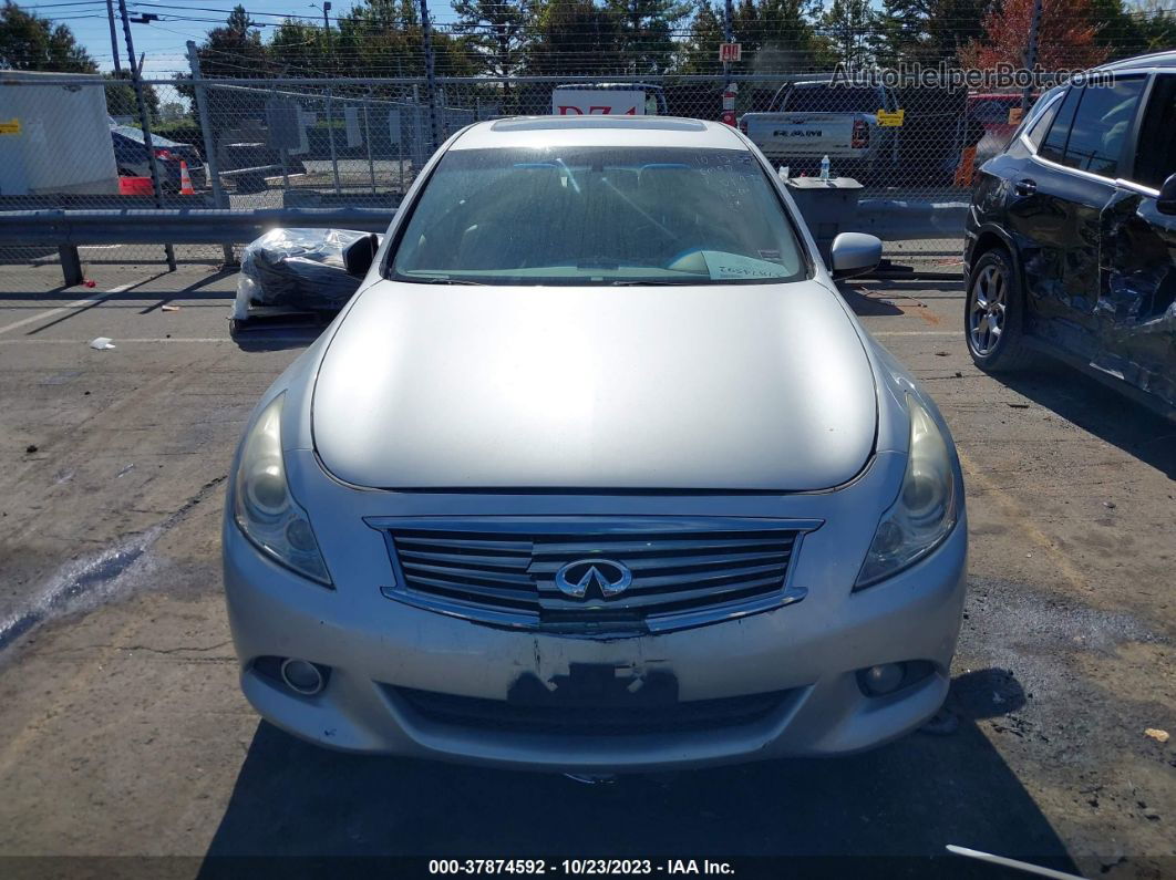 2011 Infiniti G37 Journey Silver vin: JN1CV6AP4BM300197