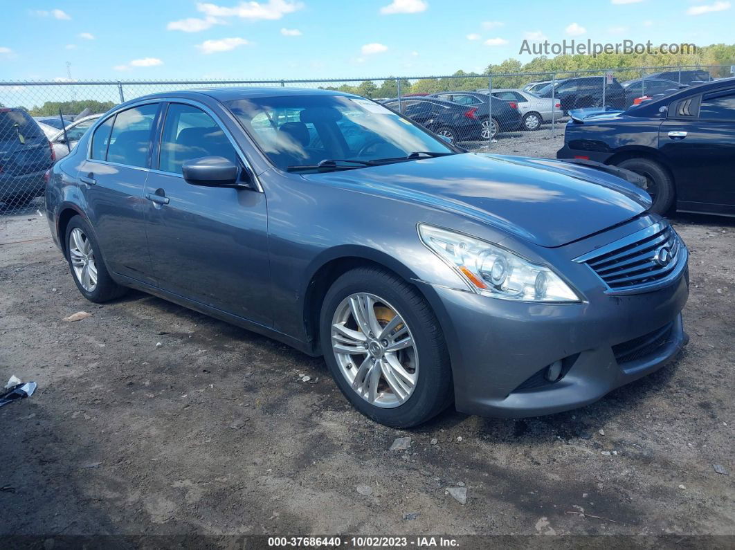 2011 Infiniti G37 Sedan Journey Серый vin: JN1CV6AP4BM502666