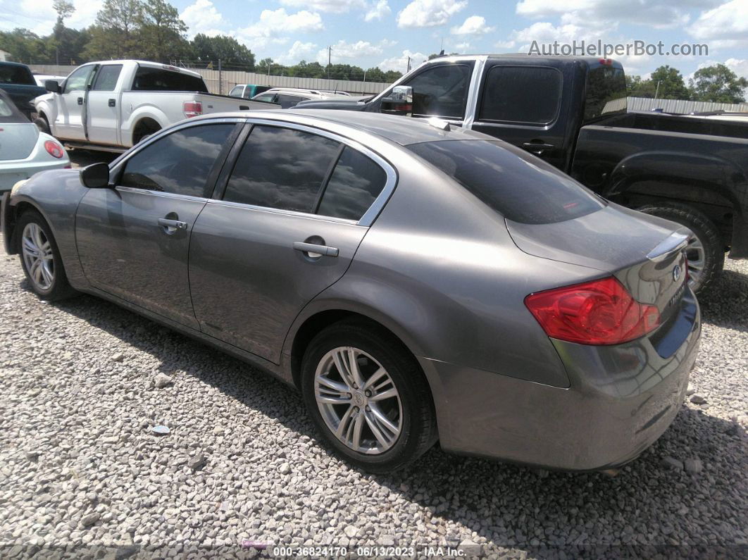 2011 Infiniti G37 Sedan Journey Серый vin: JN1CV6AP4BM509519