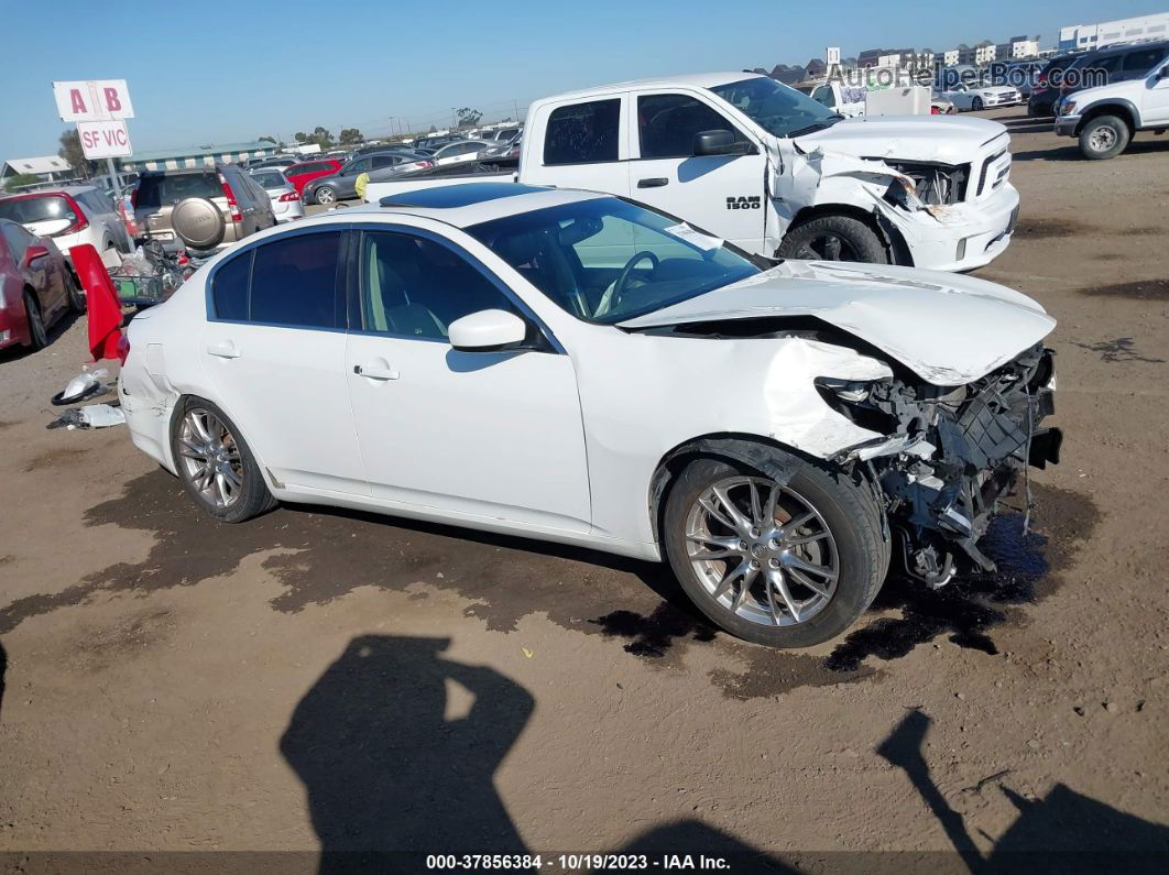 2011 Infiniti G37 Sedan Journey White vin: JN1CV6AP7BM301702