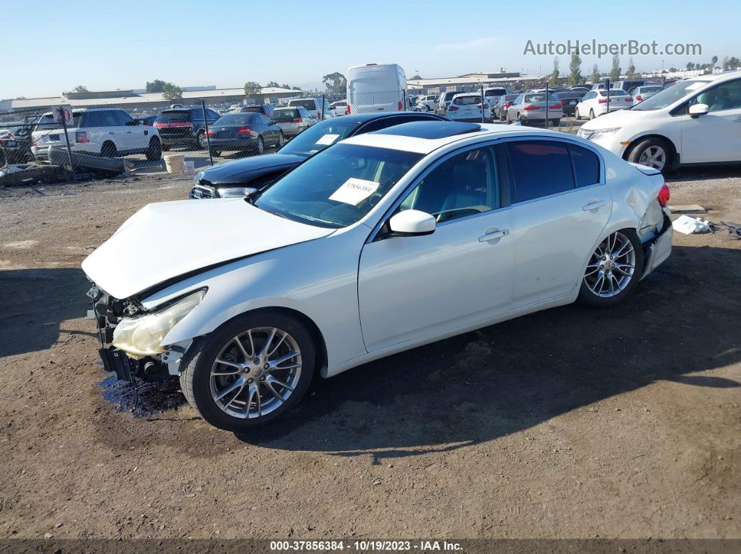 2011 Infiniti G37 Sedan Journey White vin: JN1CV6AP7BM301702