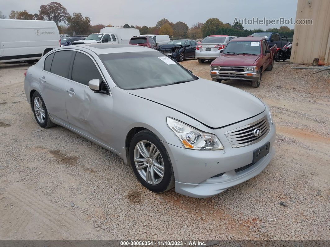 2011 Infiniti G37 Sedan Journey Silver vin: JN1CV6AP9BM302785