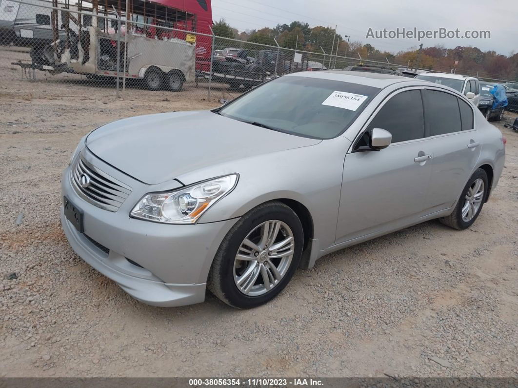 2011 Infiniti G37 Sedan Journey Silver vin: JN1CV6AP9BM302785