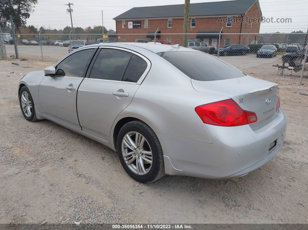 2011 Infiniti G37 Sedan Journey Silver vin: JN1CV6AP9BM302785