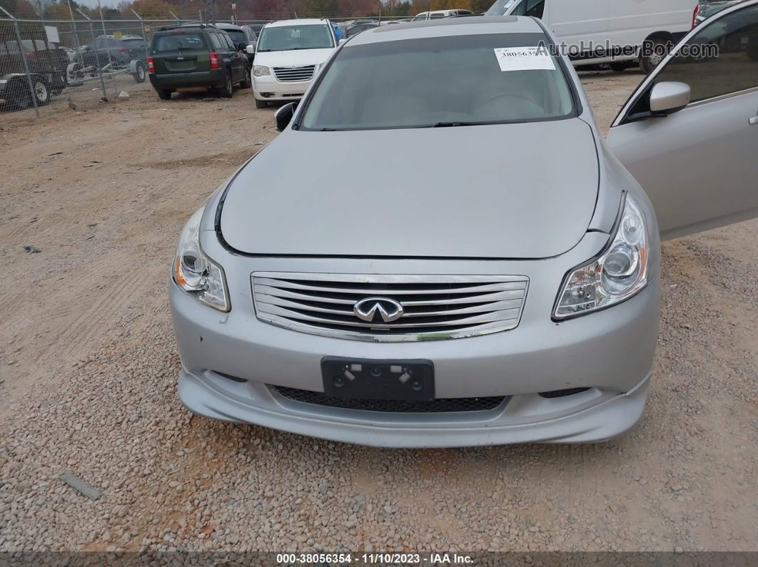 2011 Infiniti G37 Sedan Journey Silver vin: JN1CV6AP9BM302785