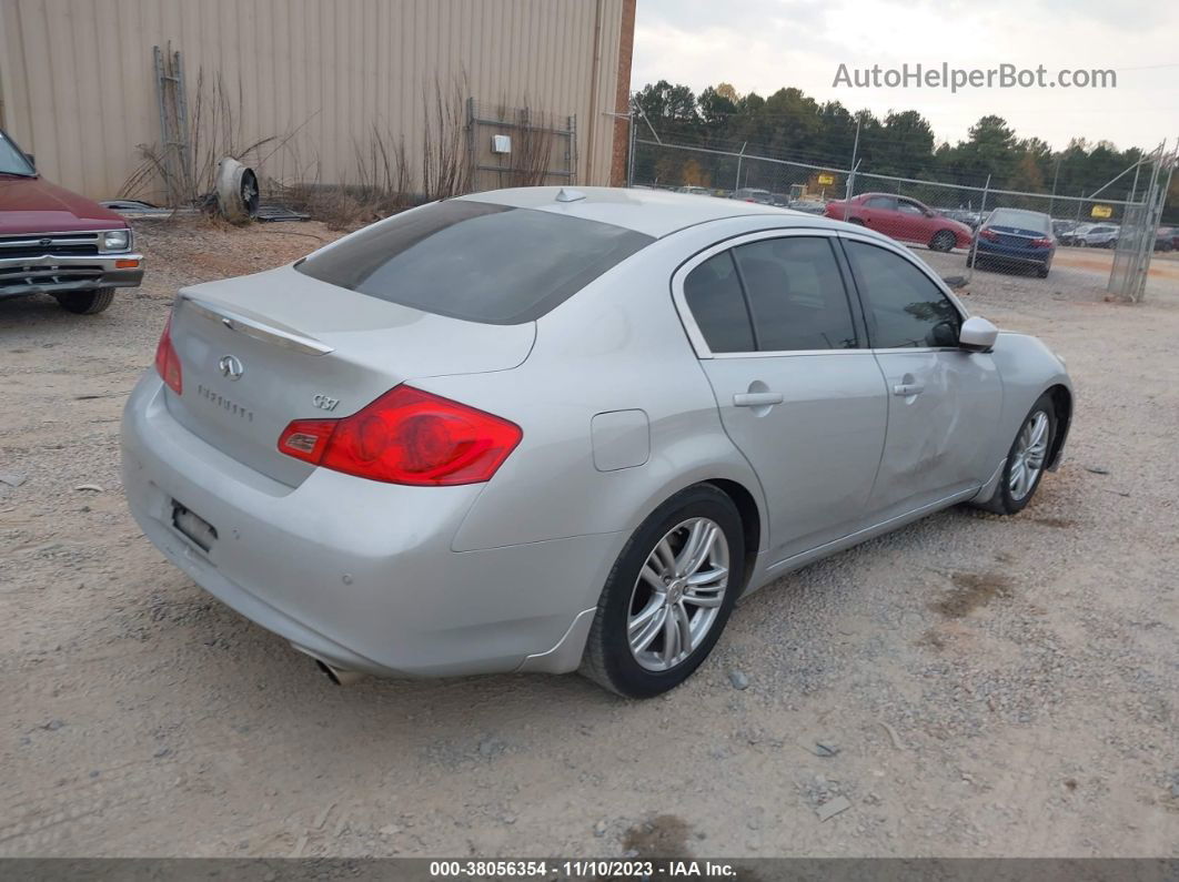 2011 Infiniti G37 Sedan Journey Silver vin: JN1CV6AP9BM302785