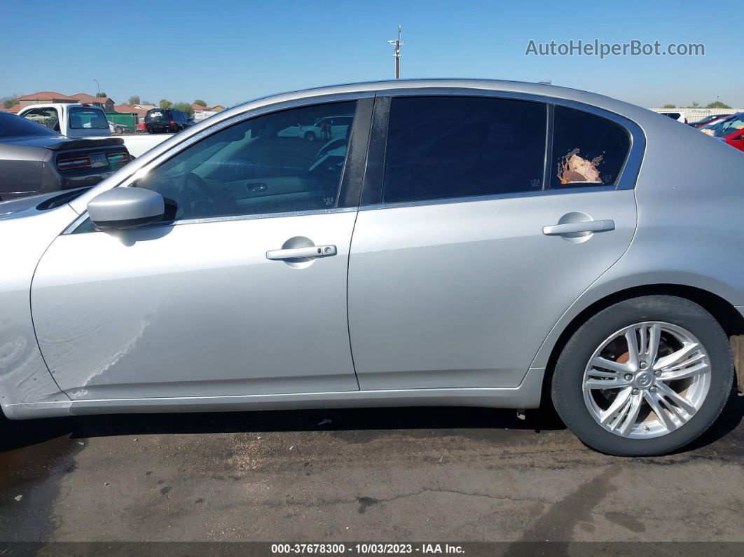 2011 Infiniti G37 Sedan X Silver vin: JN1CV6AR0BM406910