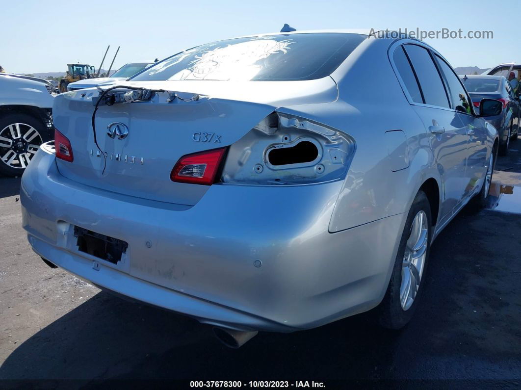 2011 Infiniti G37 Sedan X Silver vin: JN1CV6AR0BM406910