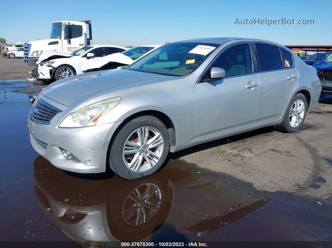 2011 Infiniti G37 Sedan X Silver vin: JN1CV6AR0BM406910