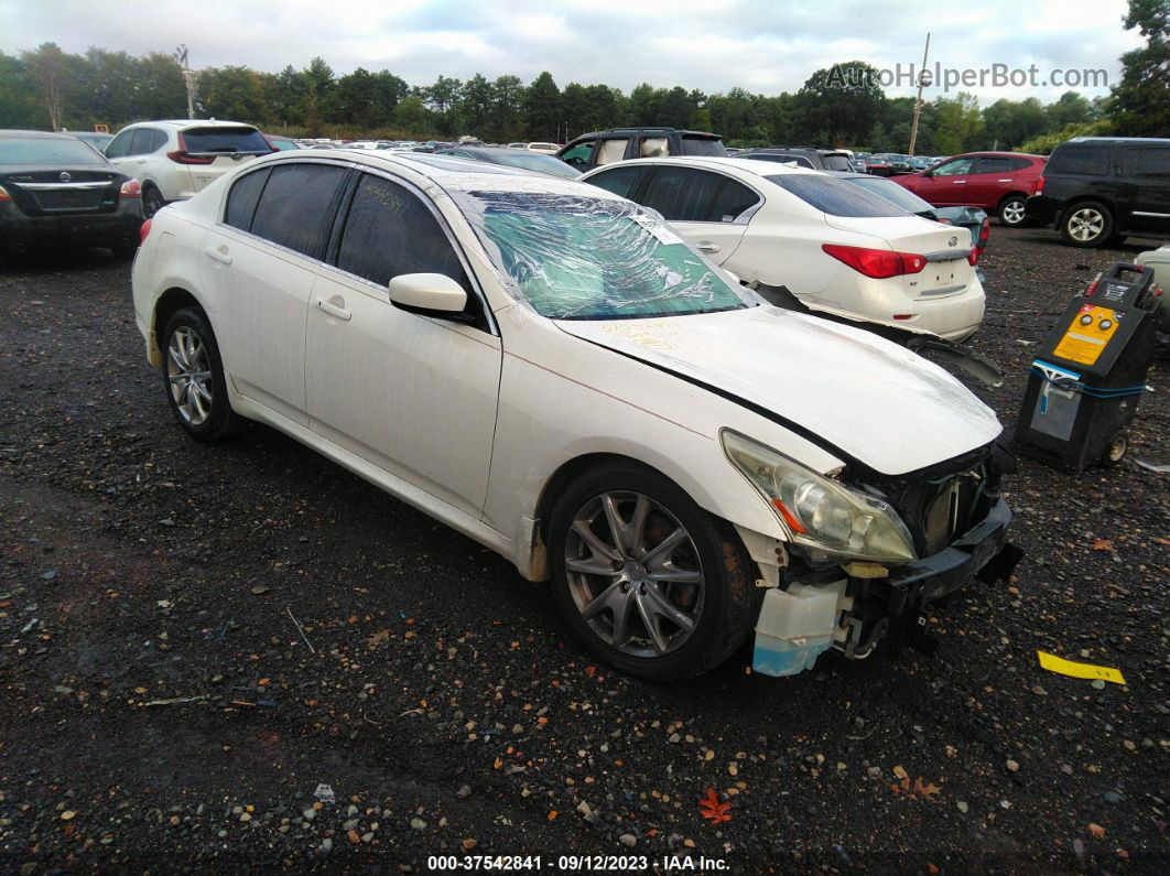 2011 Infiniti G37 Sedan X White vin: JN1CV6AR1BM355935