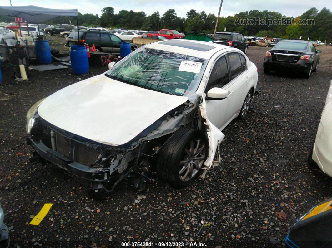 2011 Infiniti G37 Sedan X White vin: JN1CV6AR1BM355935