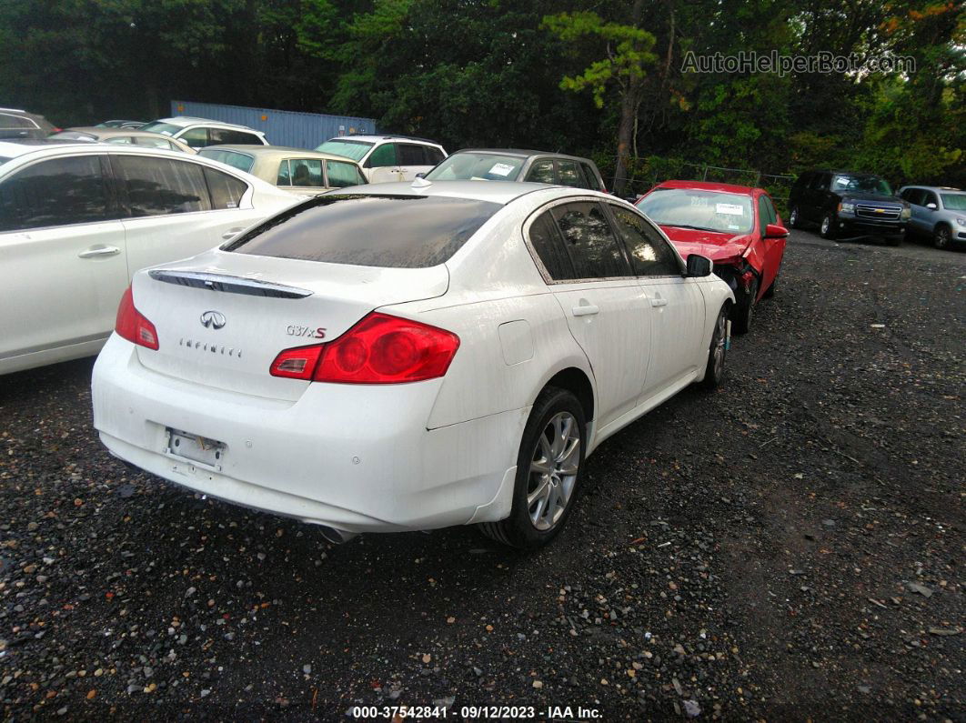 2011 Infiniti G37 Sedan X White vin: JN1CV6AR1BM355935