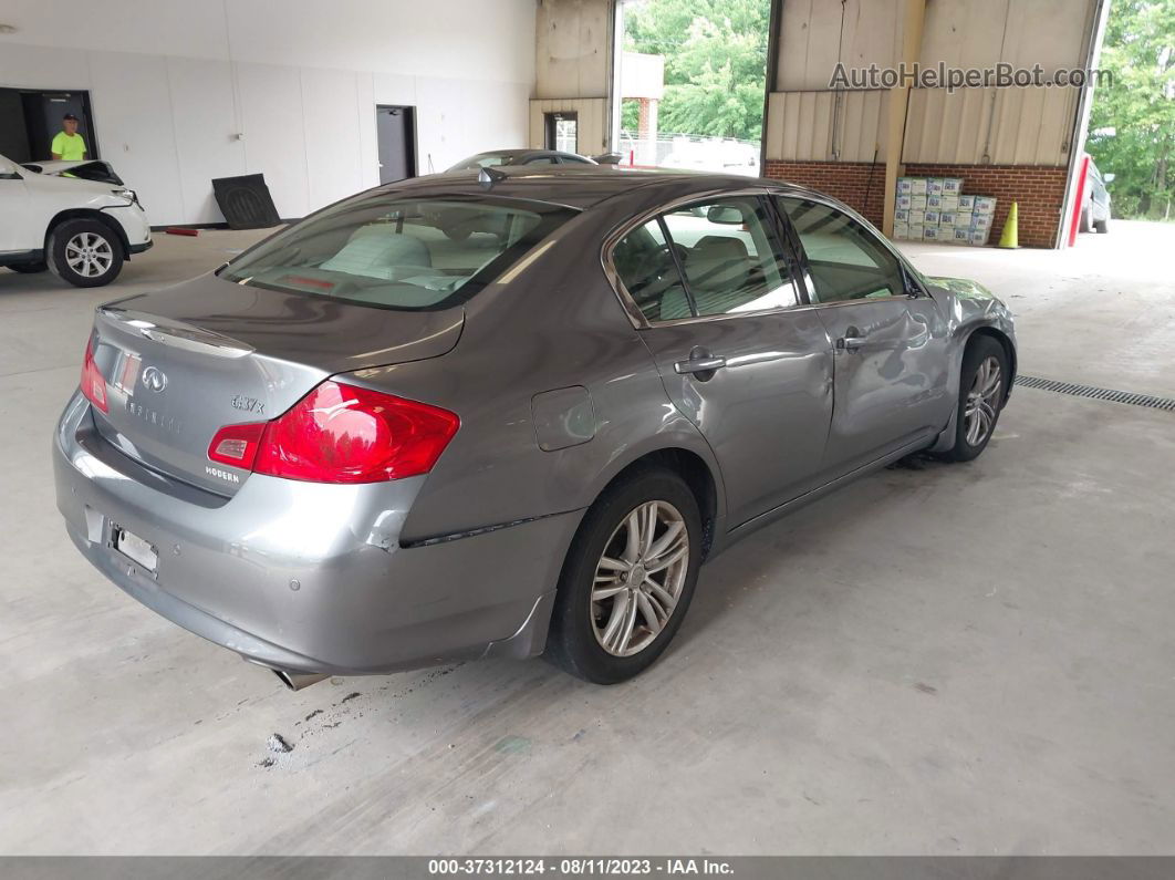 2011 Infiniti G37 Sedan X Gray vin: JN1CV6AR1BM402154