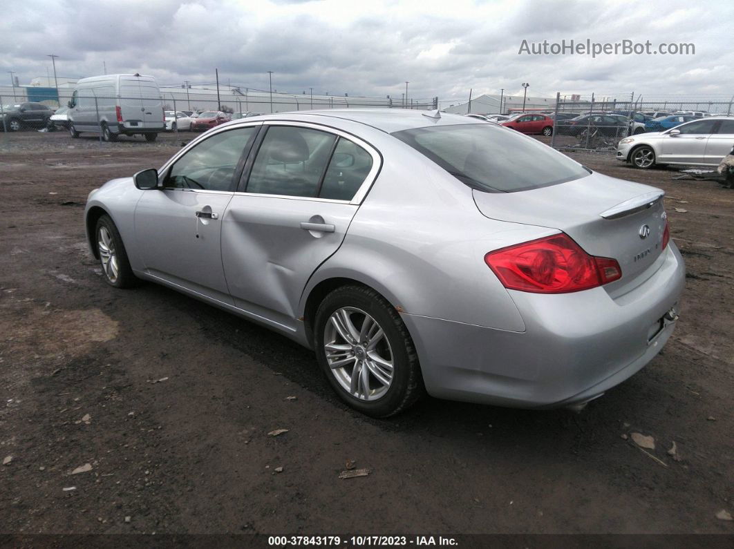 2011 Infiniti G37 Sedan X Серебряный vin: JN1CV6AR1BM406785