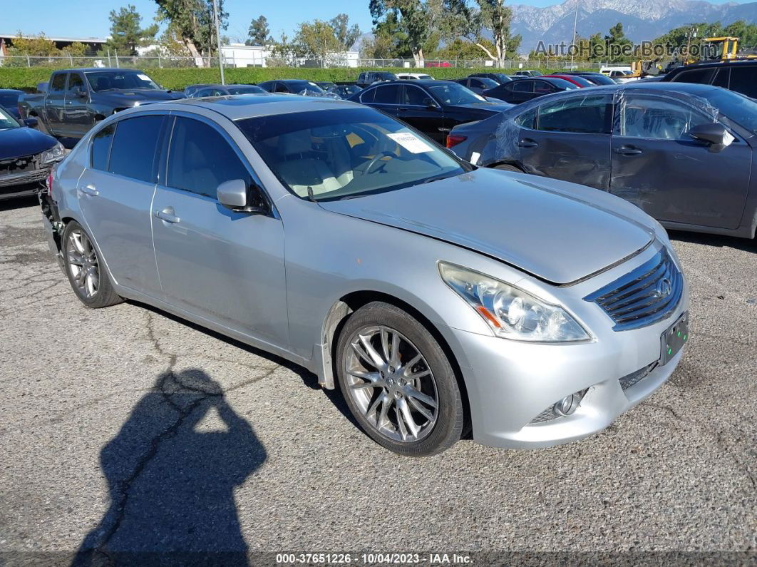 2011 Infiniti G37 Sedan X Silver vin: JN1CV6AR1BM409766