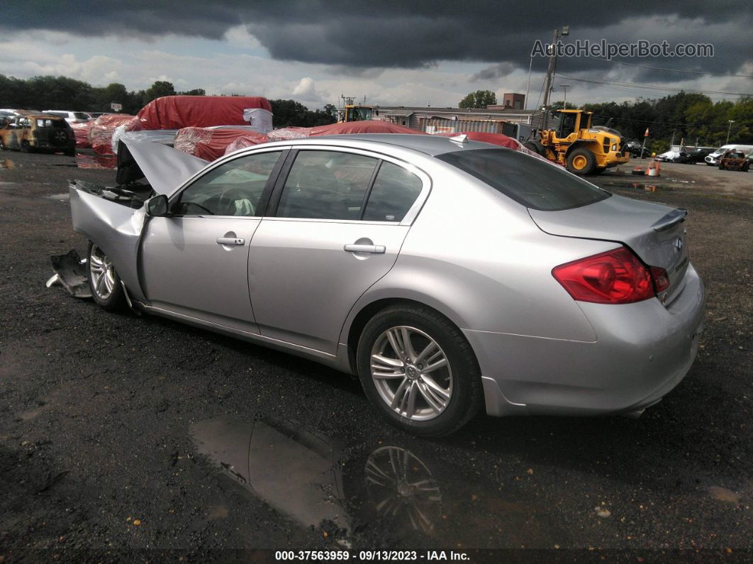 2011 Infiniti G37 Sedan X Silver vin: JN1CV6AR1BM412716