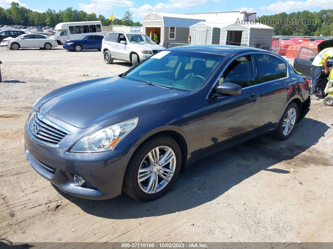 2011 Infiniti G37 Sedan X Blue vin: JN1CV6AR2BM355748