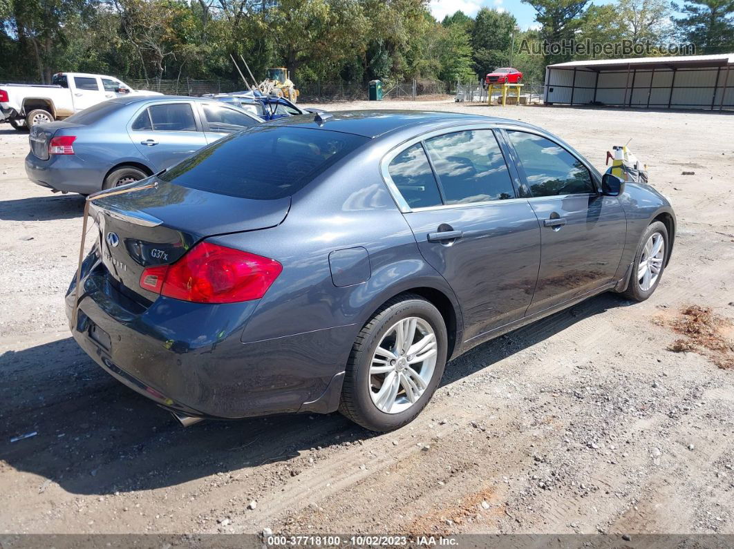 2011 Infiniti G37 Sedan X Blue vin: JN1CV6AR2BM355748