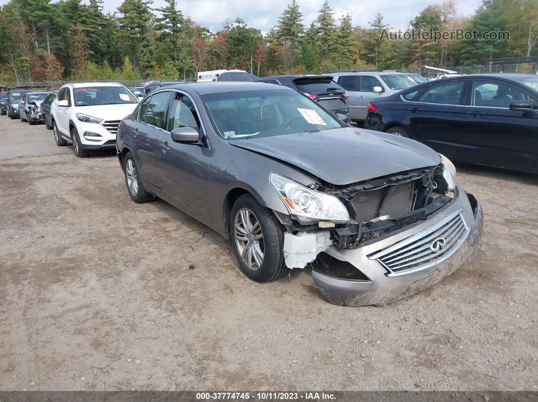 2011 Infiniti G37 Sedan X Коричневый vin: JN1CV6AR3BM403192