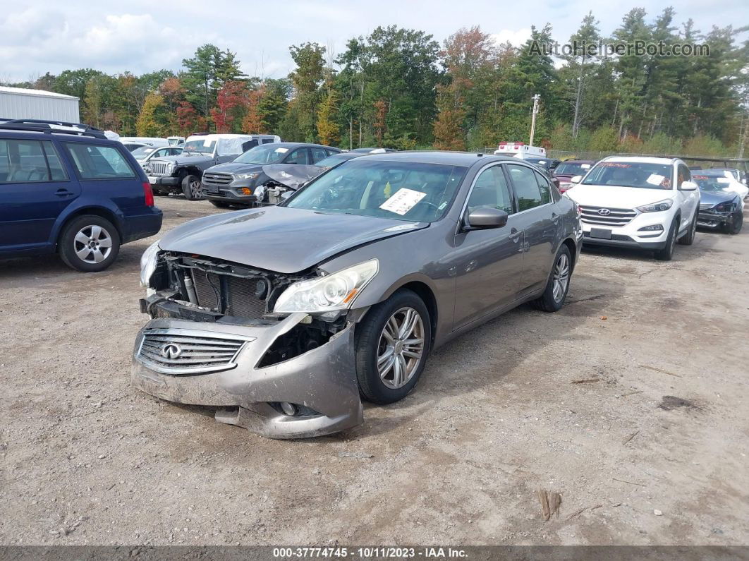 2011 Infiniti G37 Sedan X Коричневый vin: JN1CV6AR3BM403192