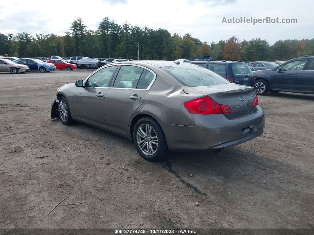 2011 Infiniti G37 Sedan X Коричневый vin: JN1CV6AR3BM403192