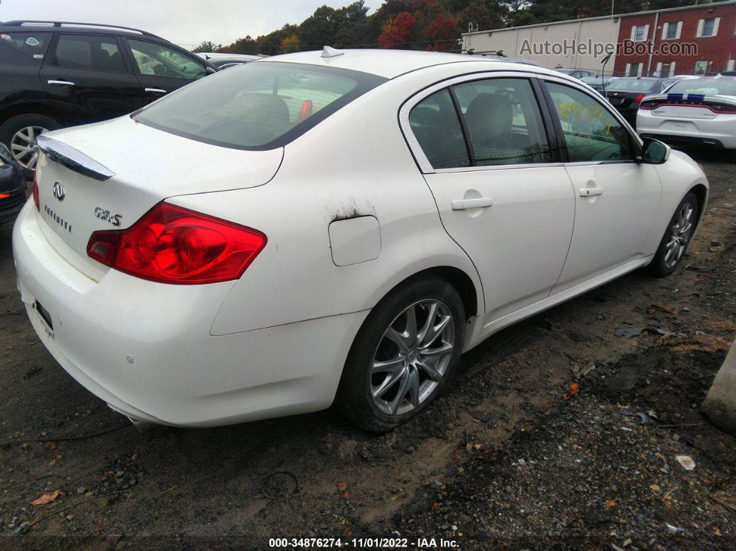 2011 Infiniti G37 Sedan X White vin: JN1CV6AR4BM353984