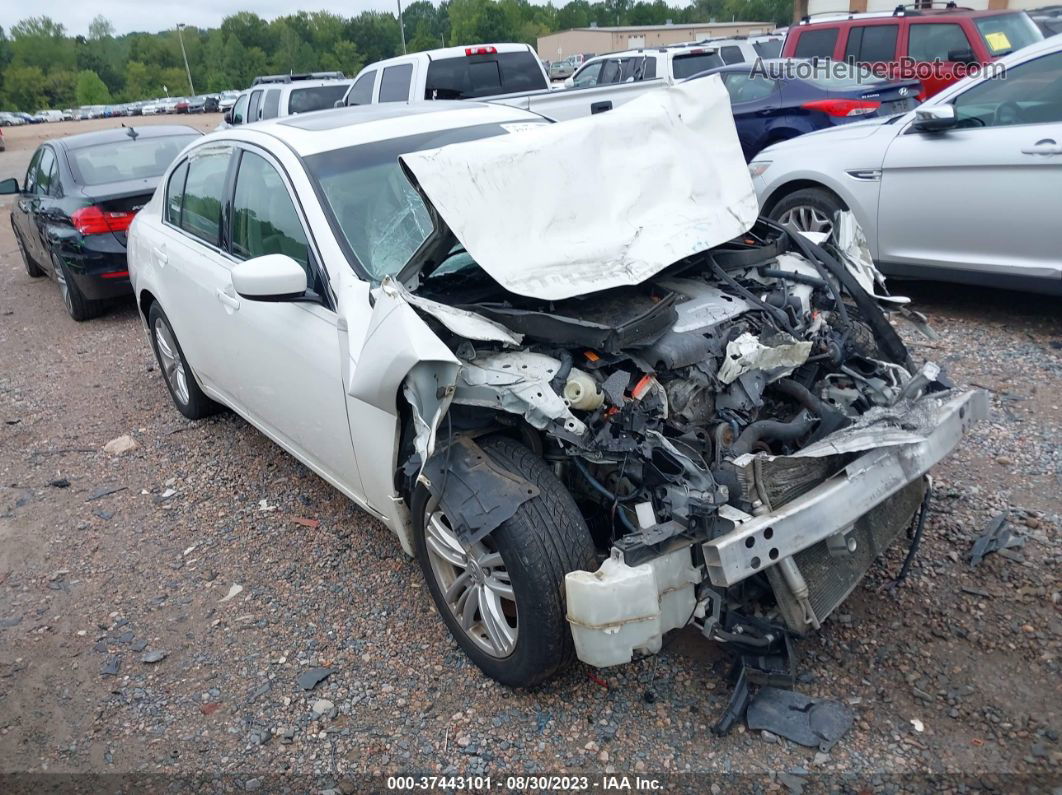 2011 Infiniti G37 Sedan X White vin: JN1CV6AR6BM409410