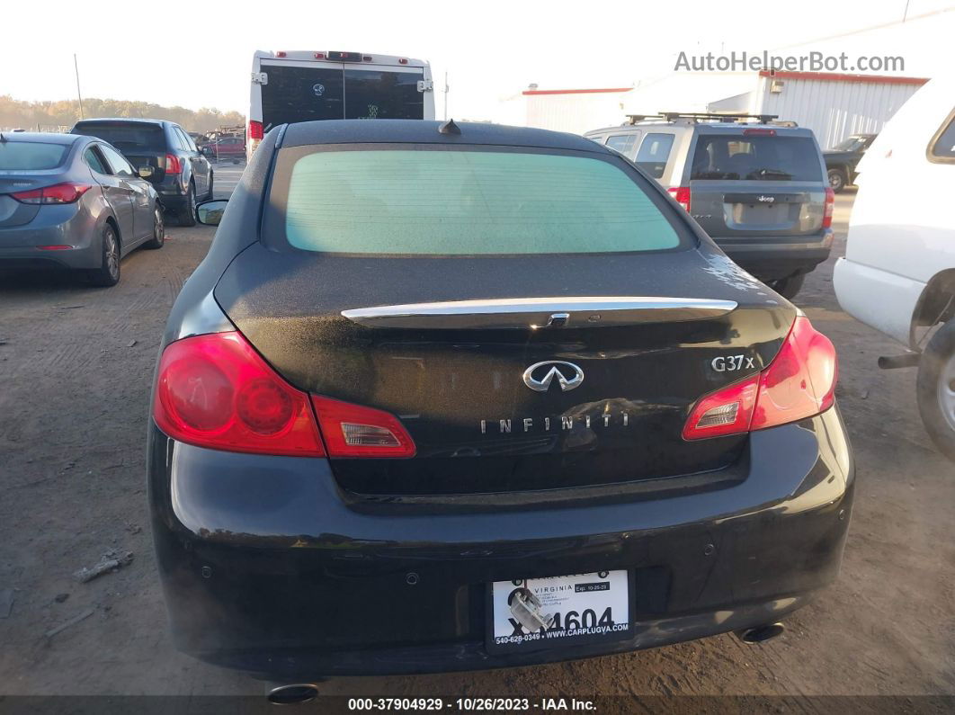 2011 Infiniti G37x Black vin: JN1CV6AR9BM352247