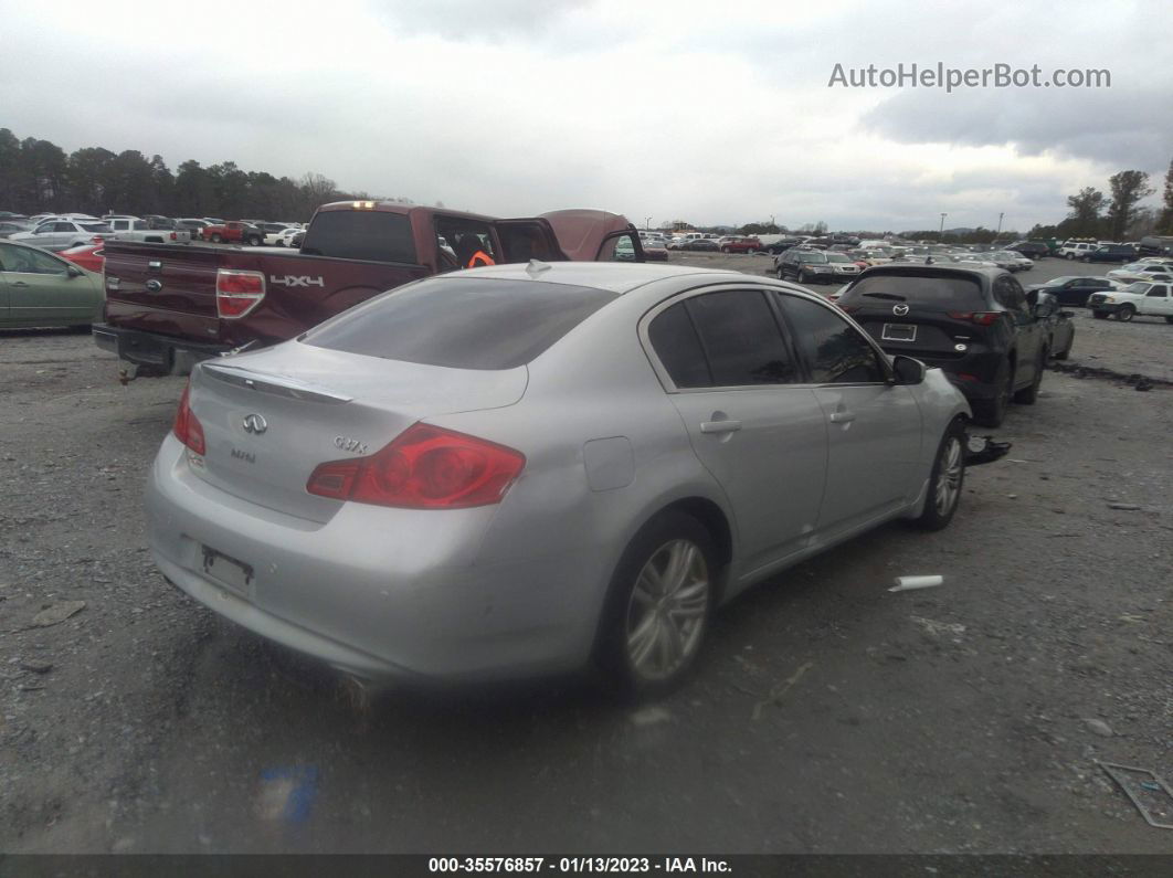 2011 Infiniti G37 Sedan X Silver vin: JN1CV6AR9BM356668