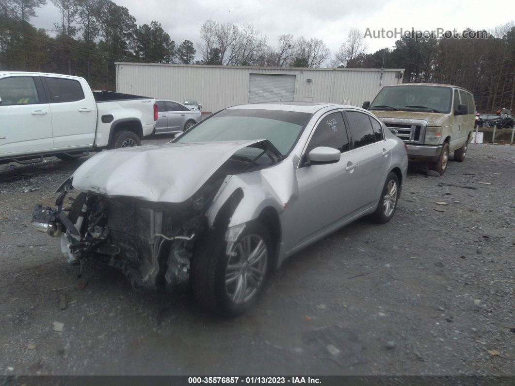 2011 Infiniti G37 Sedan X Silver vin: JN1CV6AR9BM356668