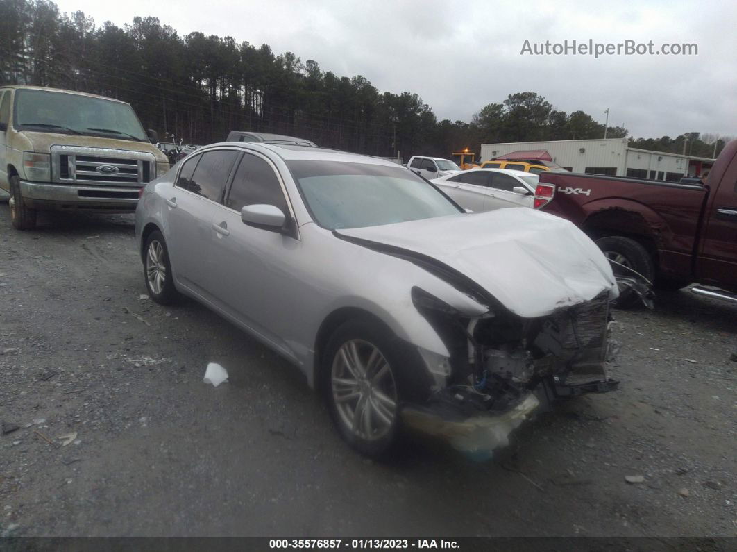 2011 Infiniti G37 Sedan X Silver vin: JN1CV6AR9BM356668