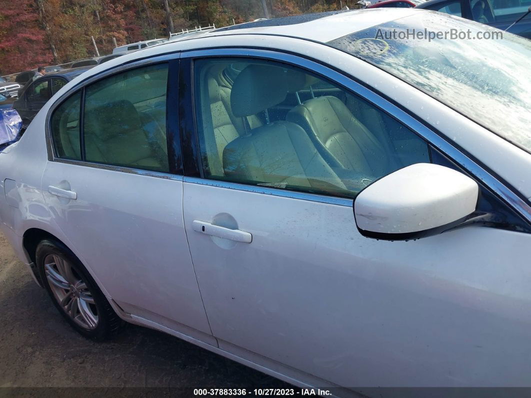 2011 Infiniti G37 Sedan X White vin: JN1CV6AR9BM407263