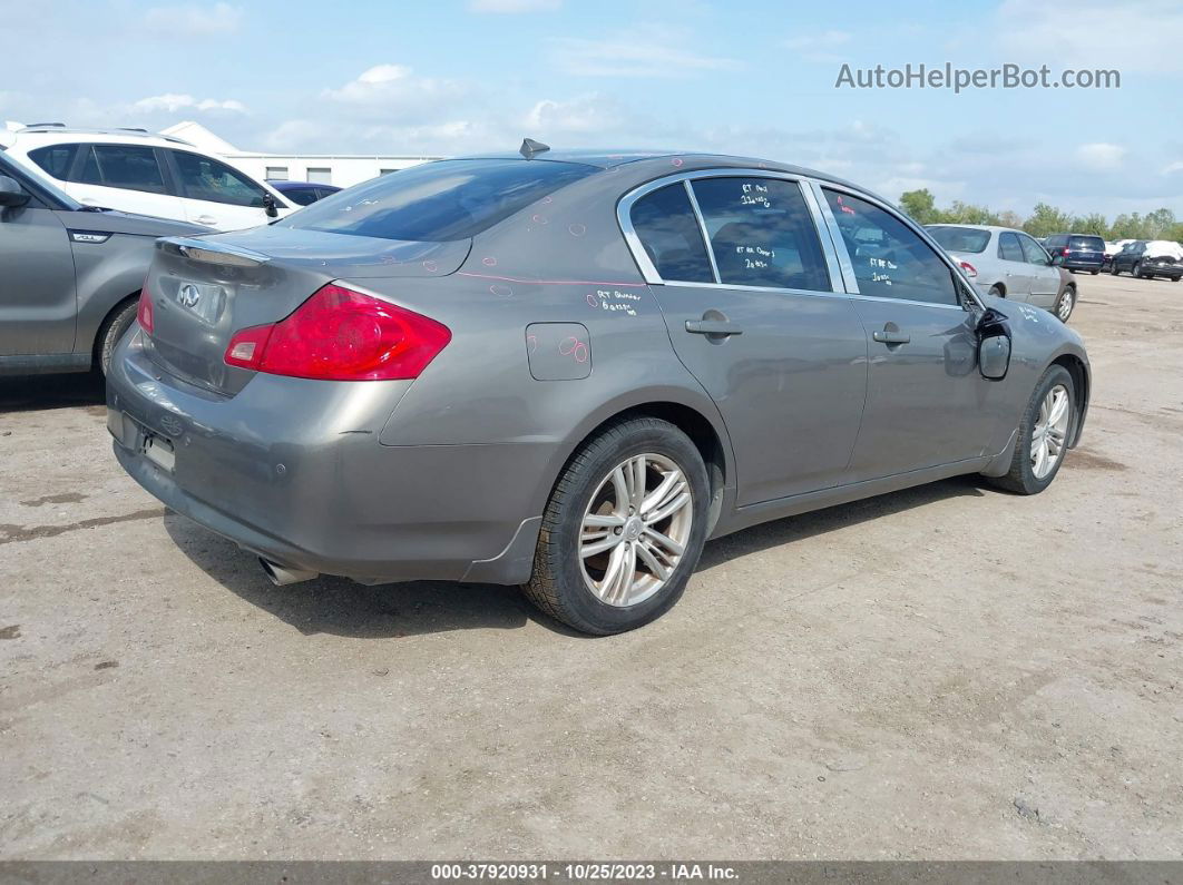 2011 Infiniti G37x Gray vin: JN1CV6ARXBM410818