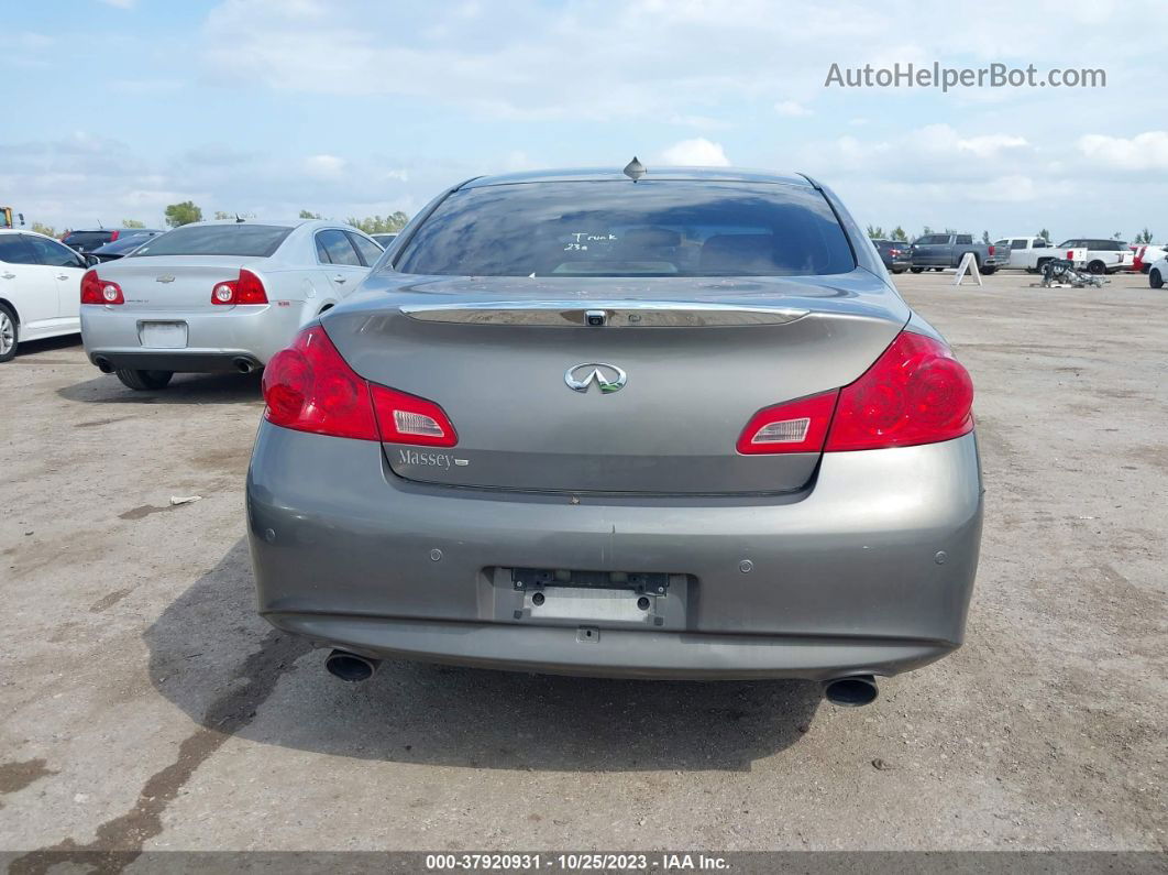 2011 Infiniti G37x Gray vin: JN1CV6ARXBM410818