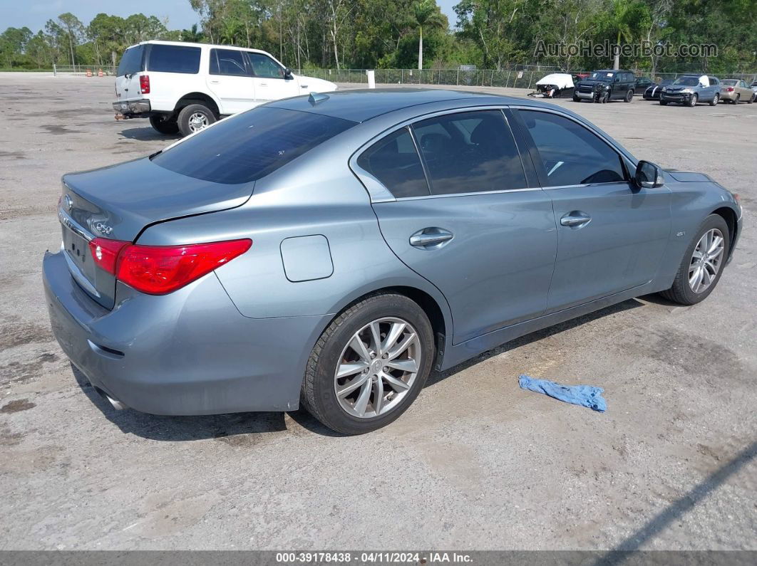 2016 Infiniti Q50 2.0t Base/2.0t Premium Синий vin: JN1CV7AP0GM200322