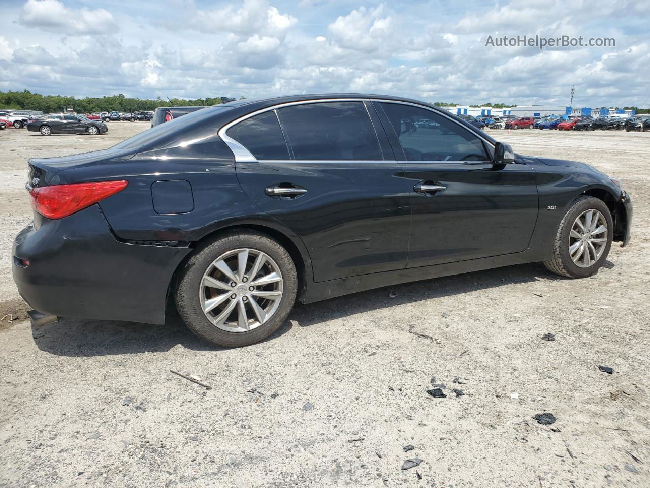 2016 Infiniti Q50 Base Black vin: JN1CV7AP0GM201146