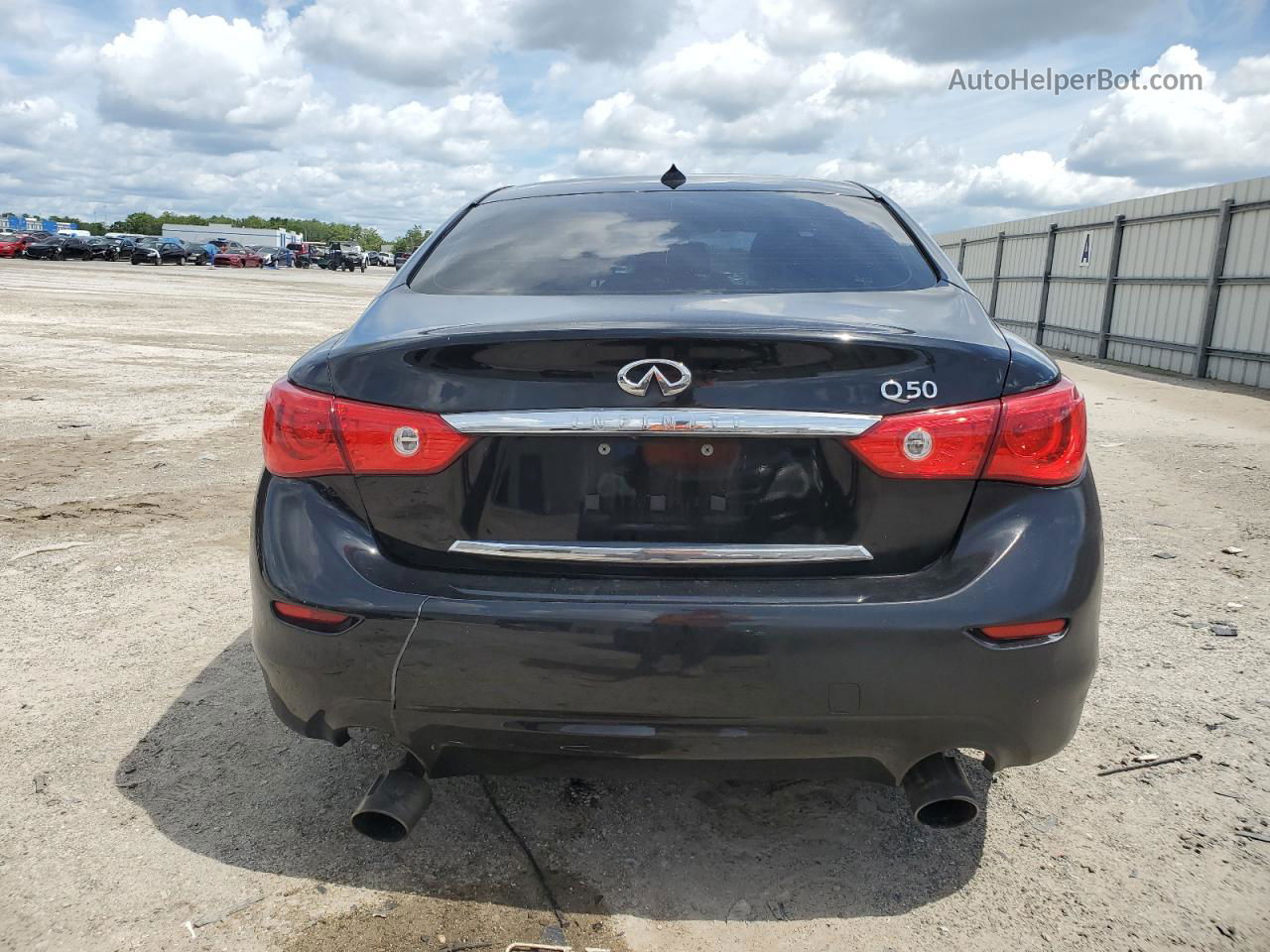 2016 Infiniti Q50 Base Black vin: JN1CV7AP0GM201146