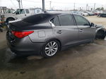 2016 Infiniti Q50 Base Gray vin: JN1CV7AP0GM202202