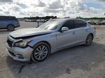 2016 Infiniti Q50 Base Серебряный vin: JN1CV7AP0GM203107